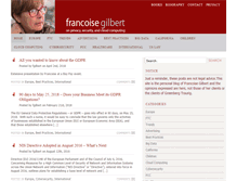 Tablet Screenshot of francoisegilbert.com